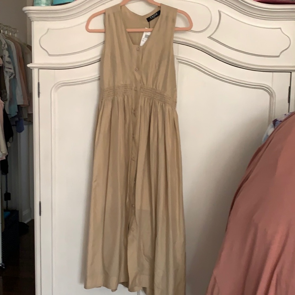 Button down summer dress